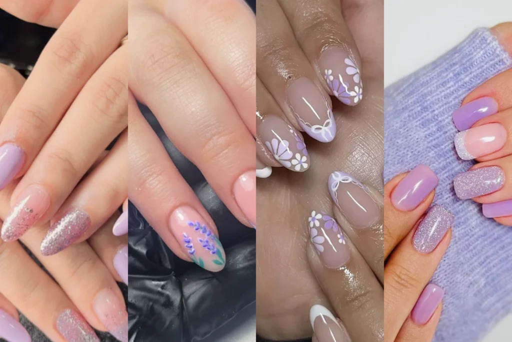 Creative Lavender Nails Ideas