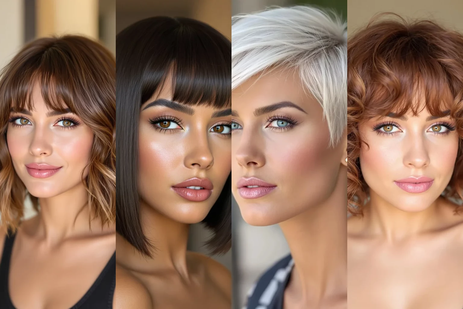 Cute Short Hair with Bangs - Featured