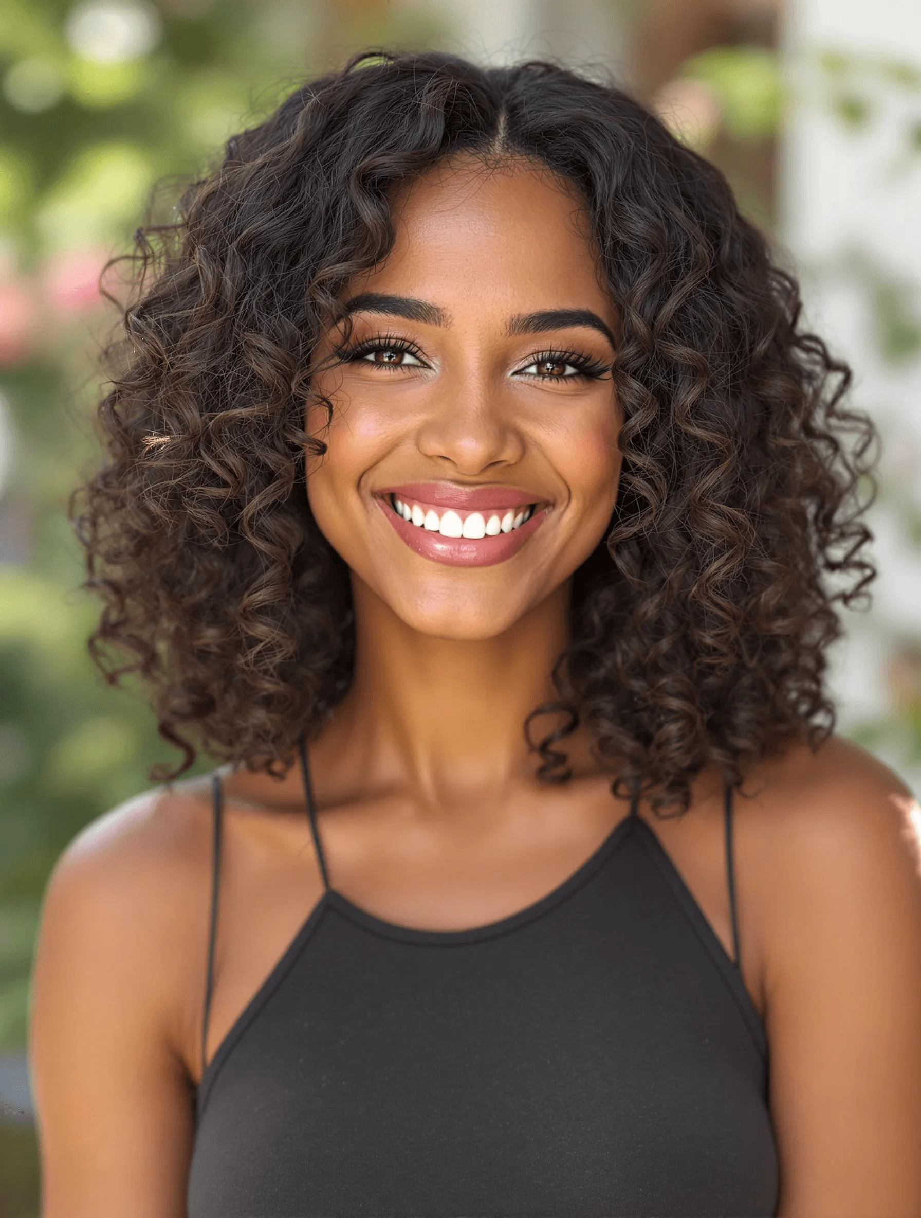 Defined Curls with a Natural Shine