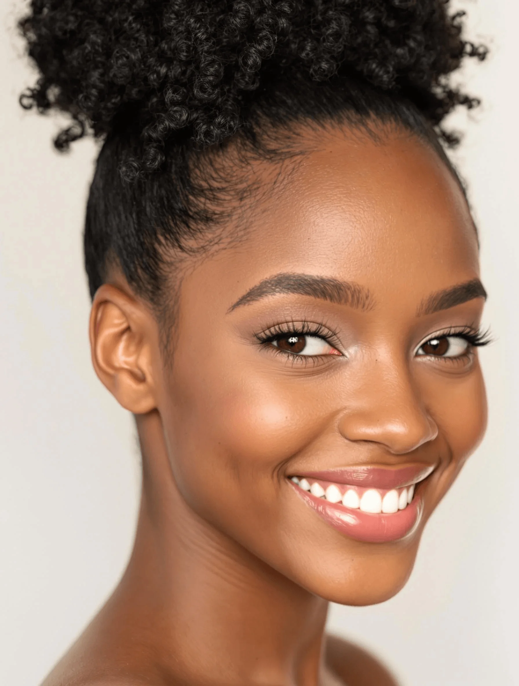 Defined Puff with Natural Texture