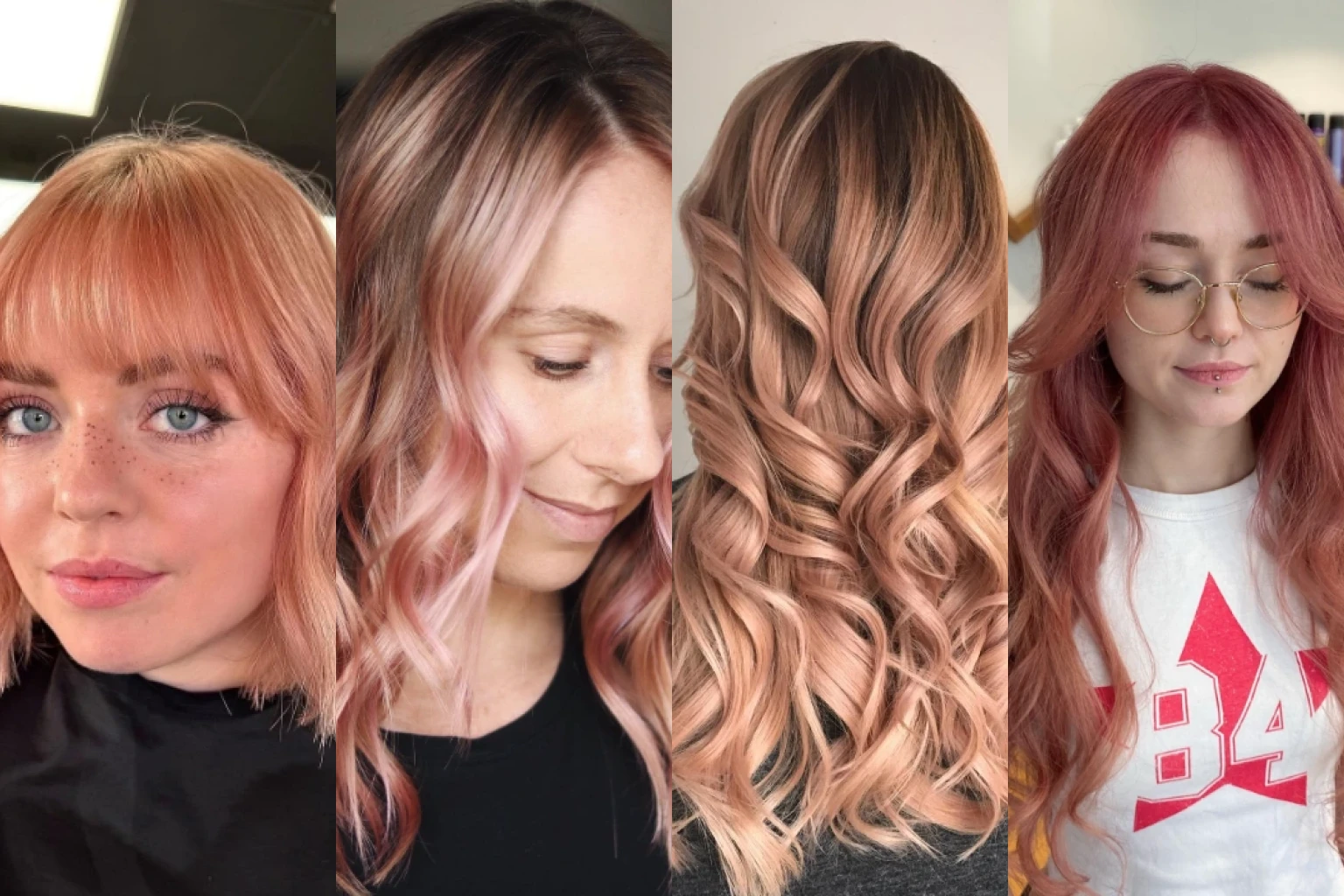 Dreamy Rose Gold Hair Colors - Featured