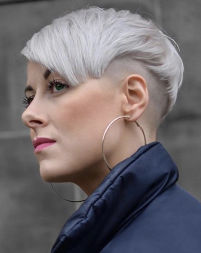 Edgy Pixie with Disconnected Undercut & Textured Crown