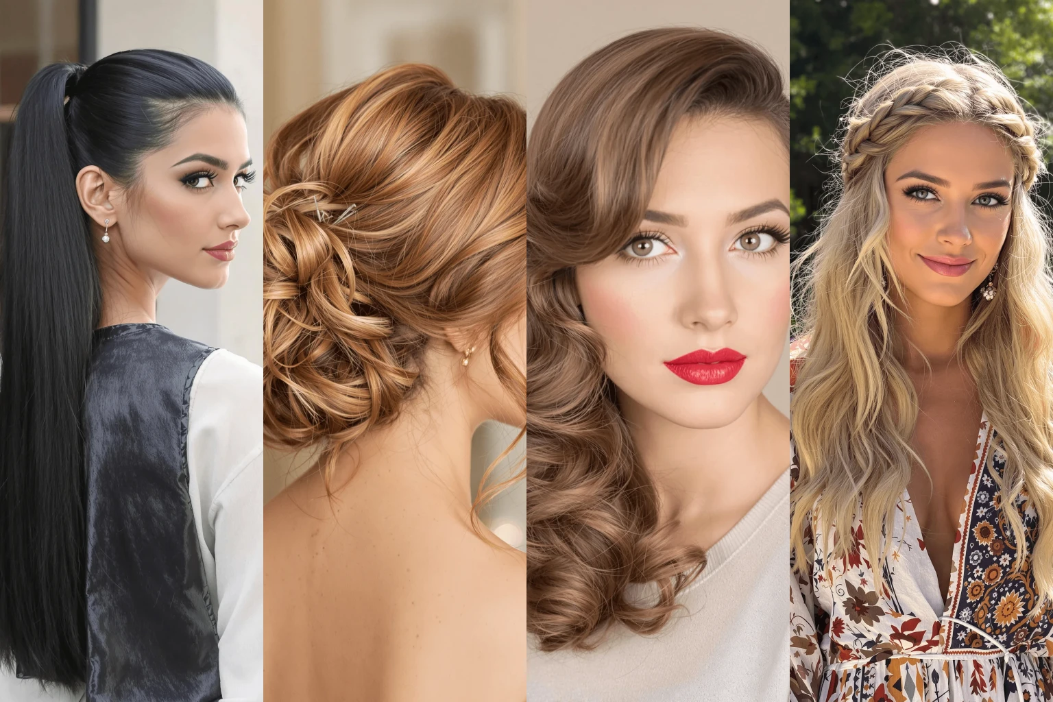 Elegant Half Up Half Down Hairstyles To Steal The Show - Featured