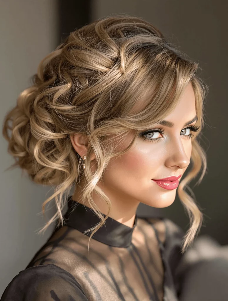 Elegant Updo with Curls