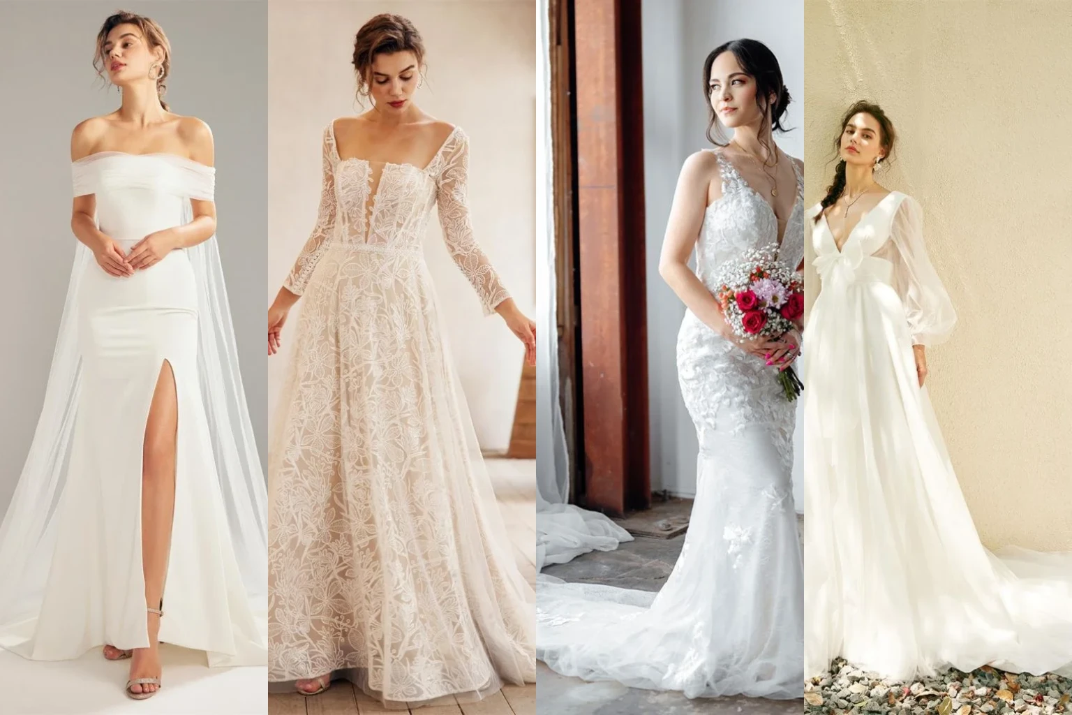 Elegant Wedding Gowns For Black Tie Celebrations - Featured