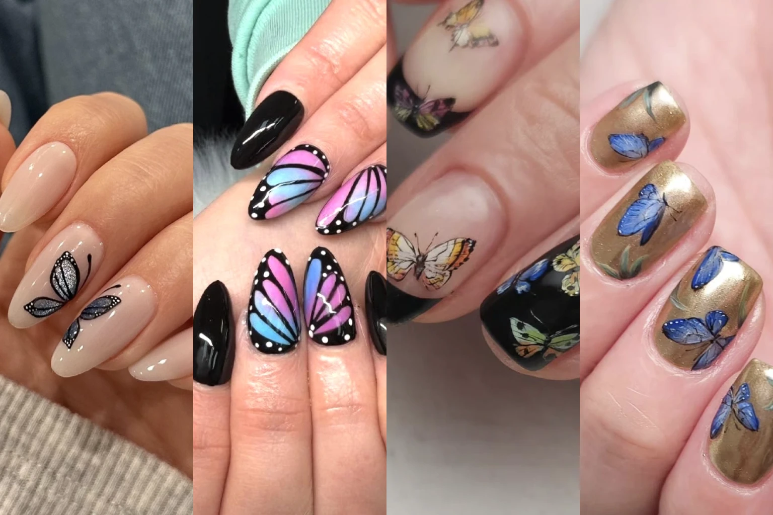 Enchanting Butterfly Nails - Featured