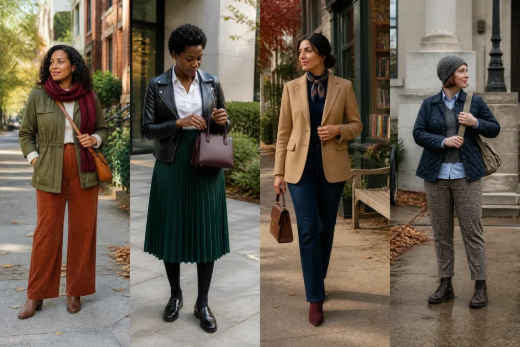20 Fall Jacket Outfits for Women That Actually Flatter