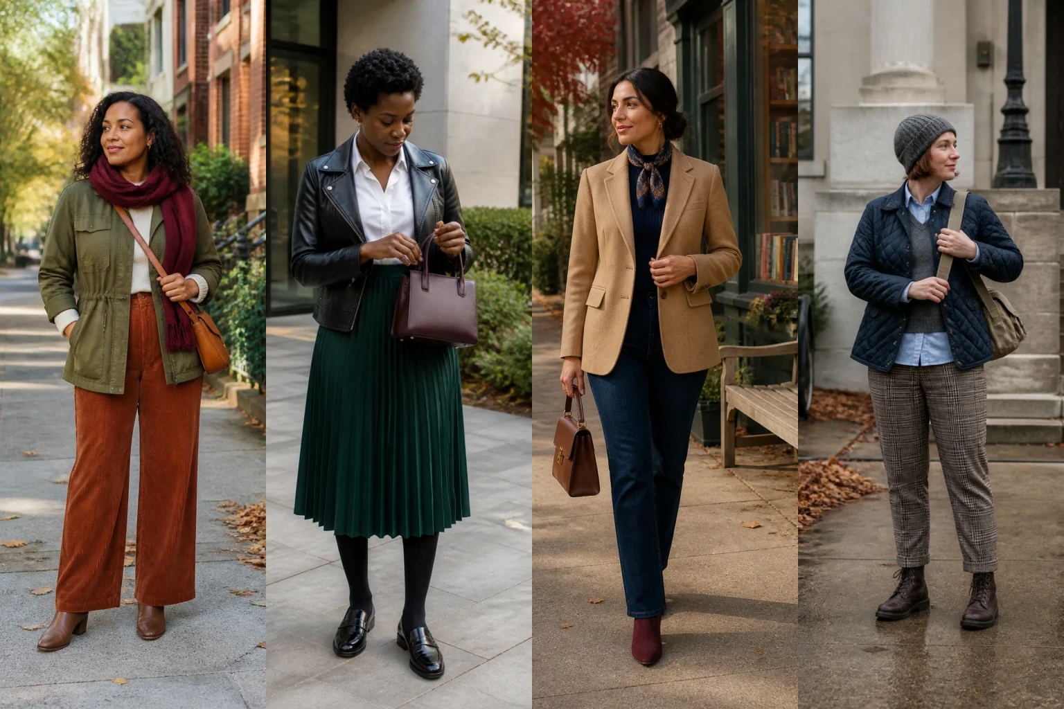 Fall Jacket Outfit Ideas for Women - Featured