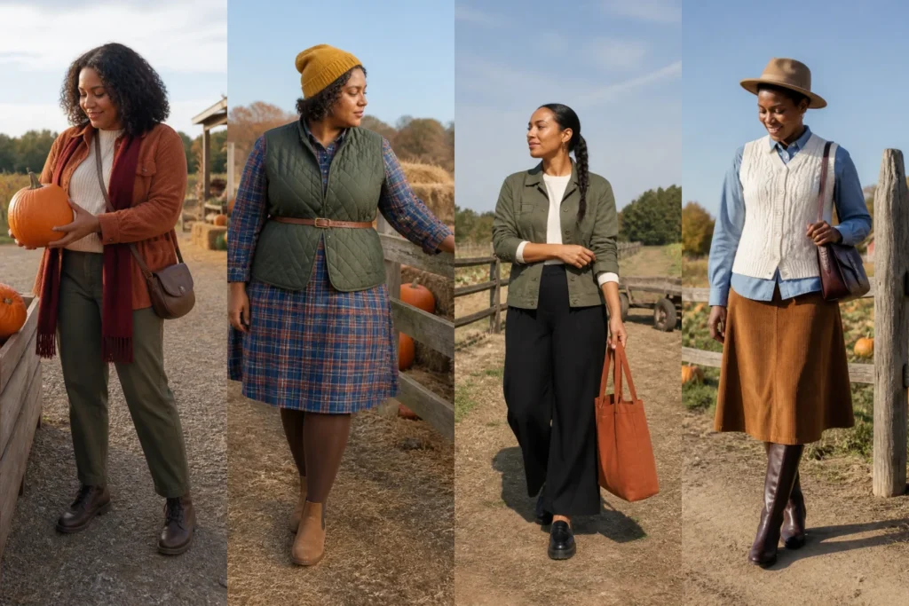 Fall Pumpkin Patch Outfits That Flatter Without Trying Too Hard