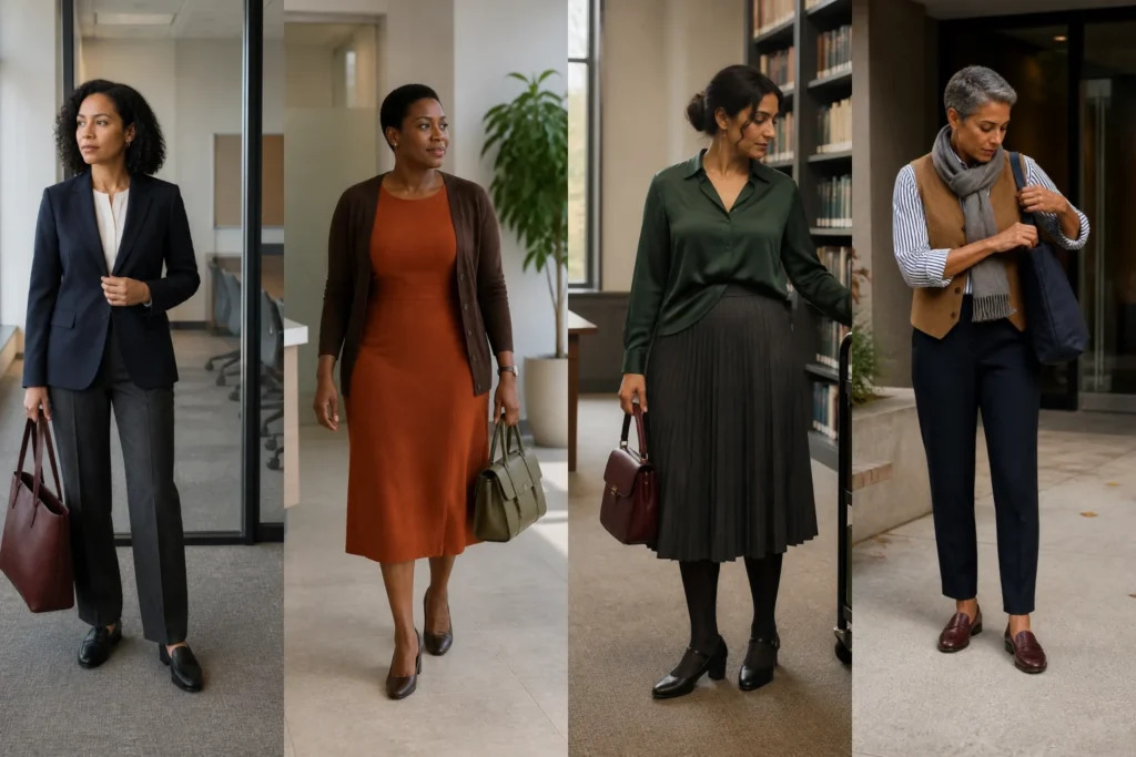 Fall Work Capsule Wardrobe Outfits That Simplify Busy Mornings