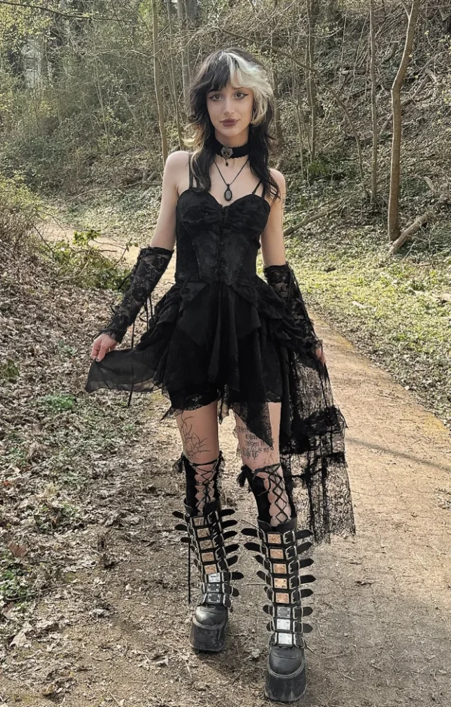 Floral Maxi and Corset Fusion