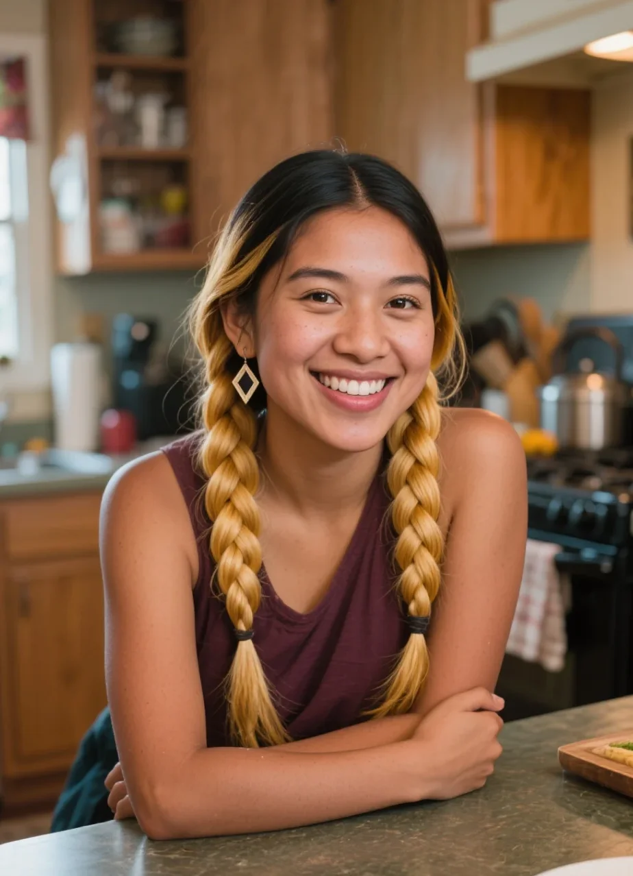 French Honey Blonde Braid
