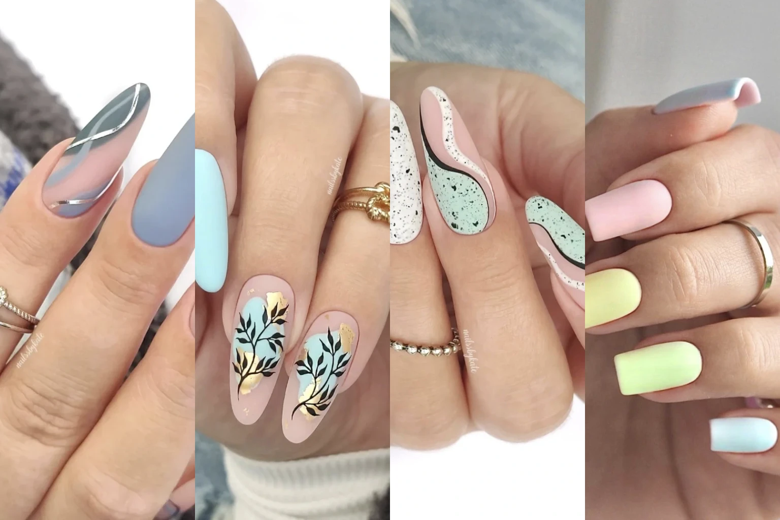 Gorgeous Pastel Nails - Featured