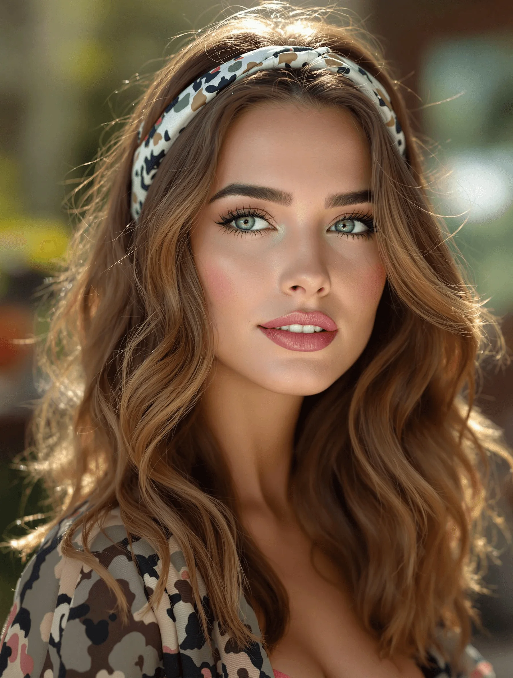 Headband with Loose Waves