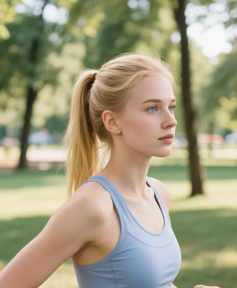 High Honey Blonde Ponytail