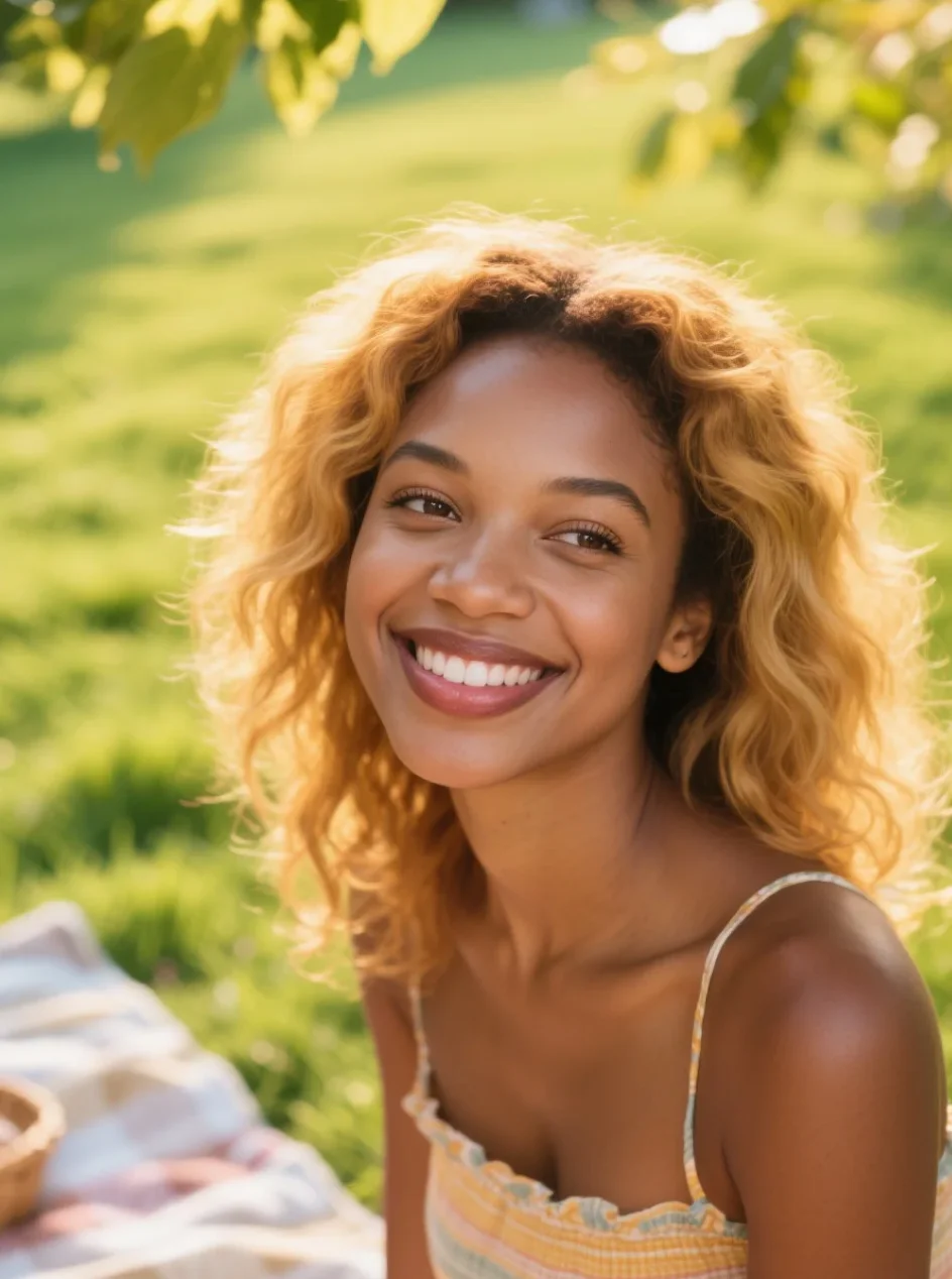 Honey Blonde Beach Waves