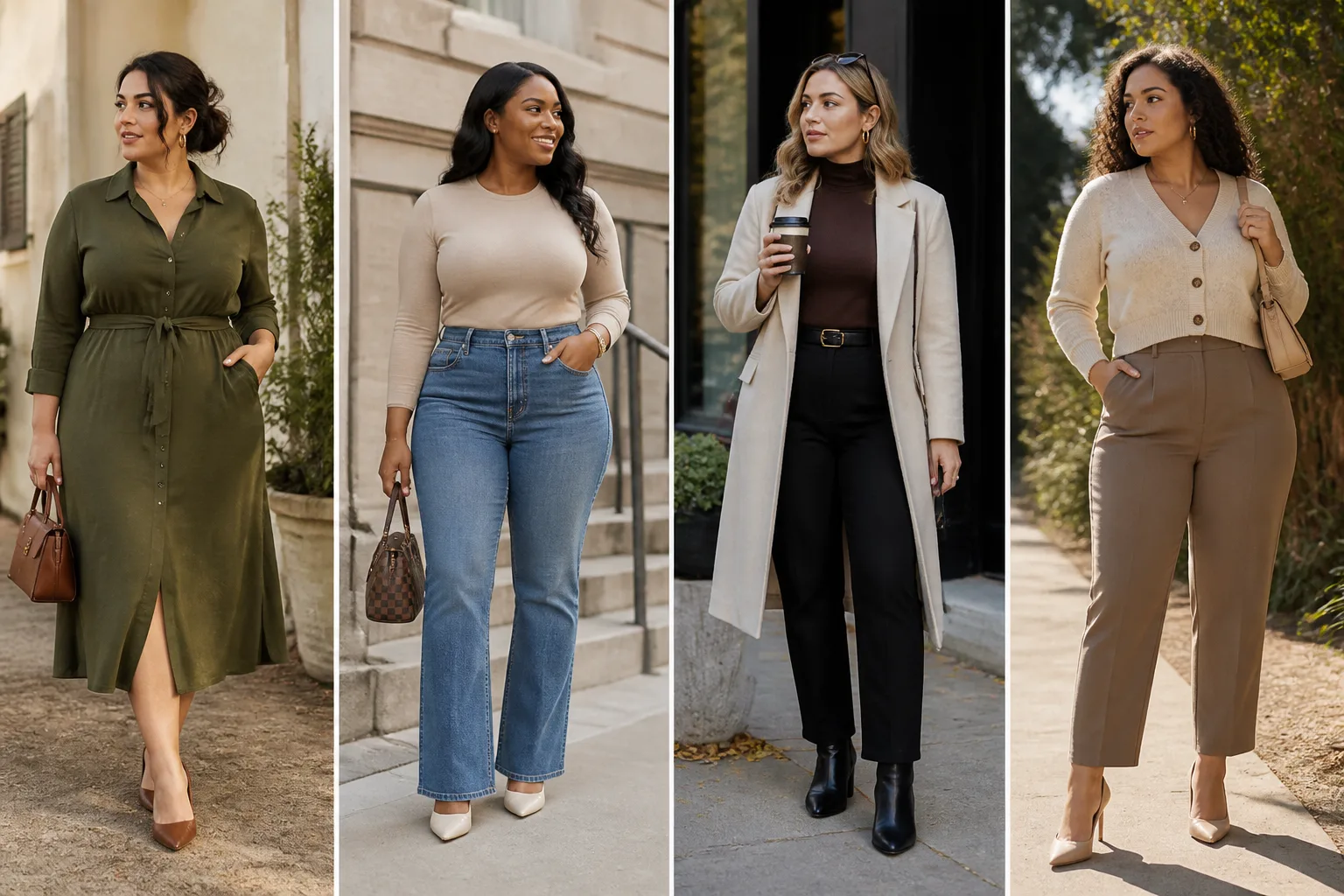 How To Dress A Short And Curvy Body - Featured