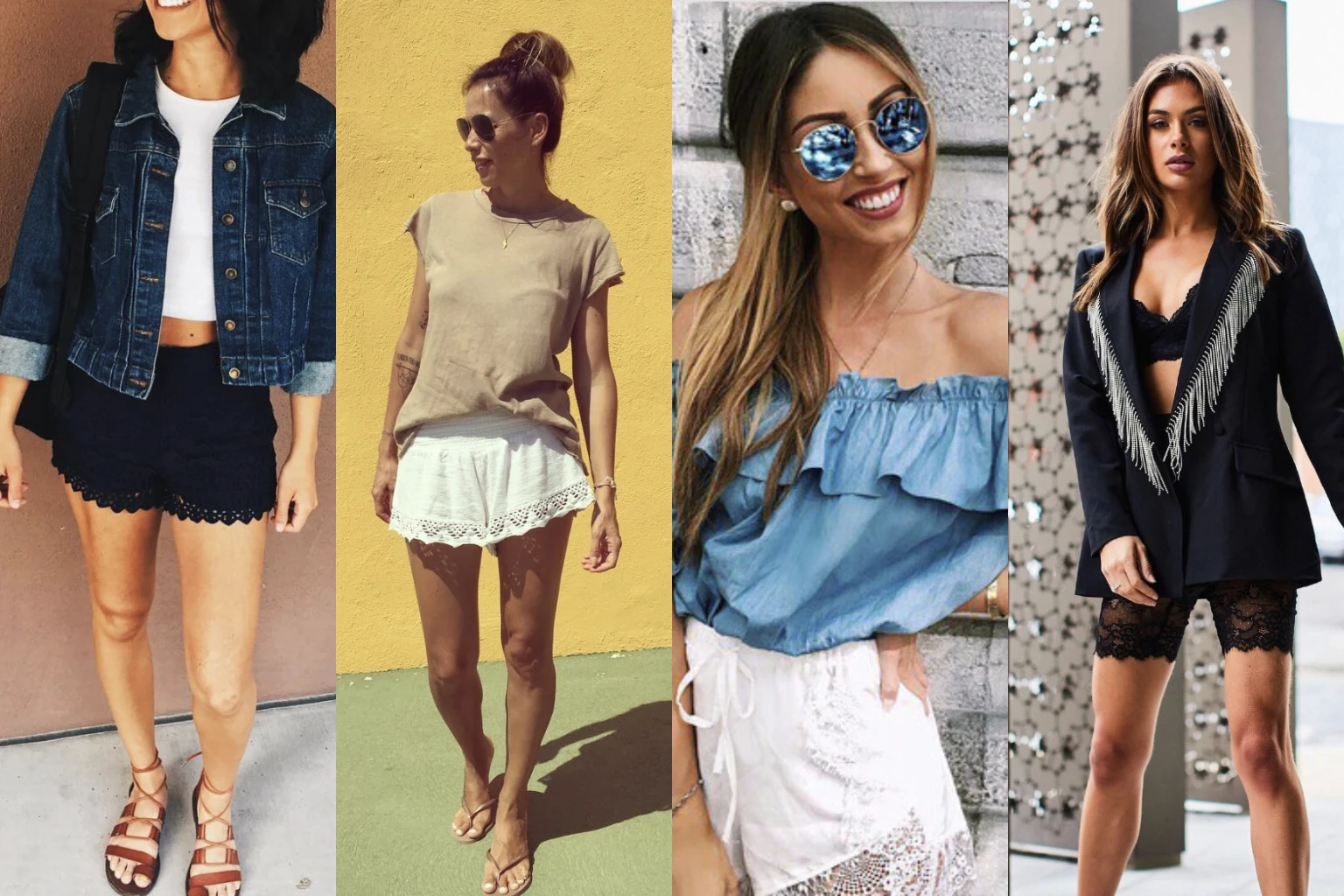 Lace Shorts Outfits For A Flirty Vibe - Featured