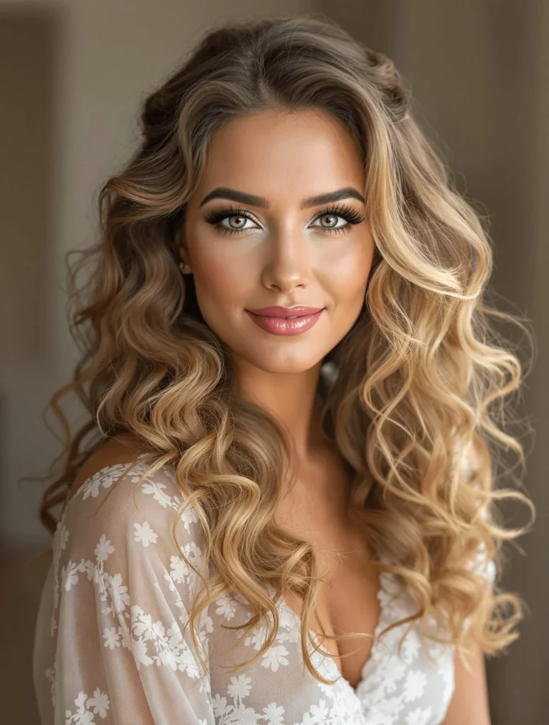 Long Blonde Waves
