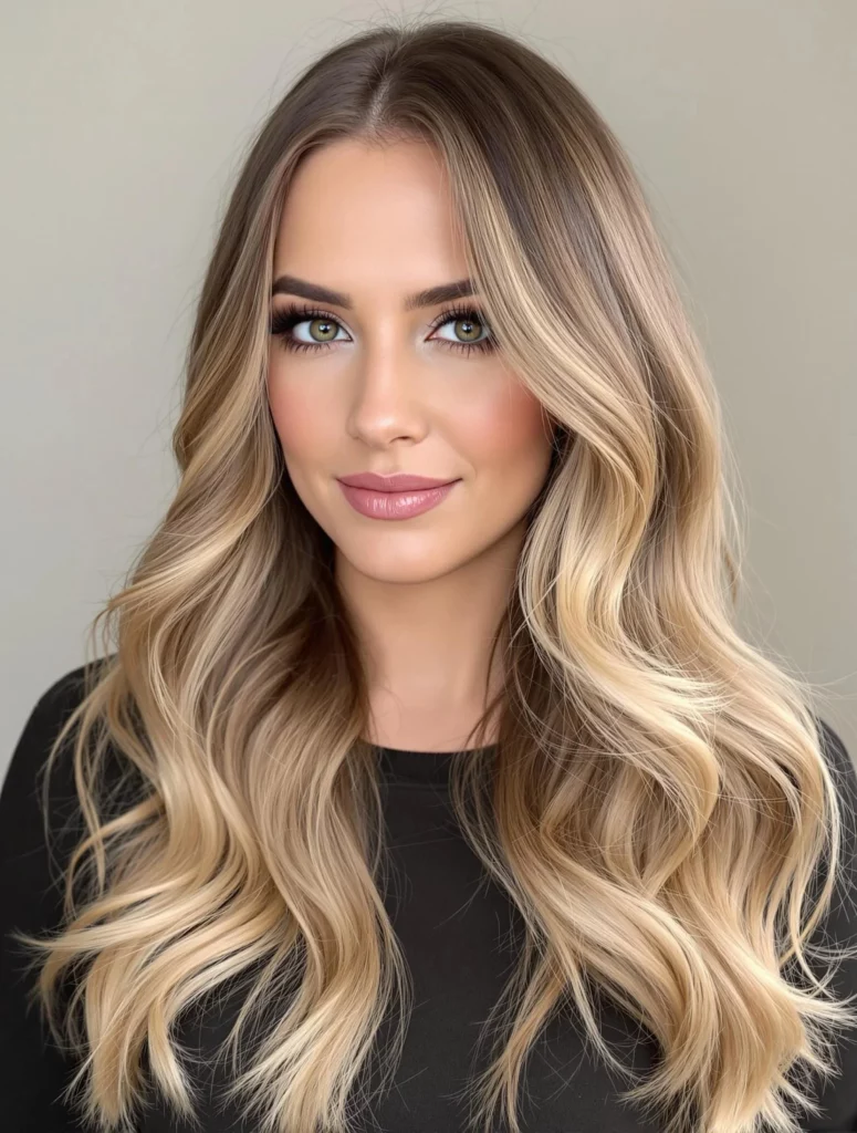 Long Layered Hair with Soft Waves