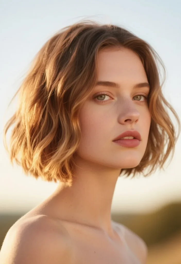Long Wavy Pixie