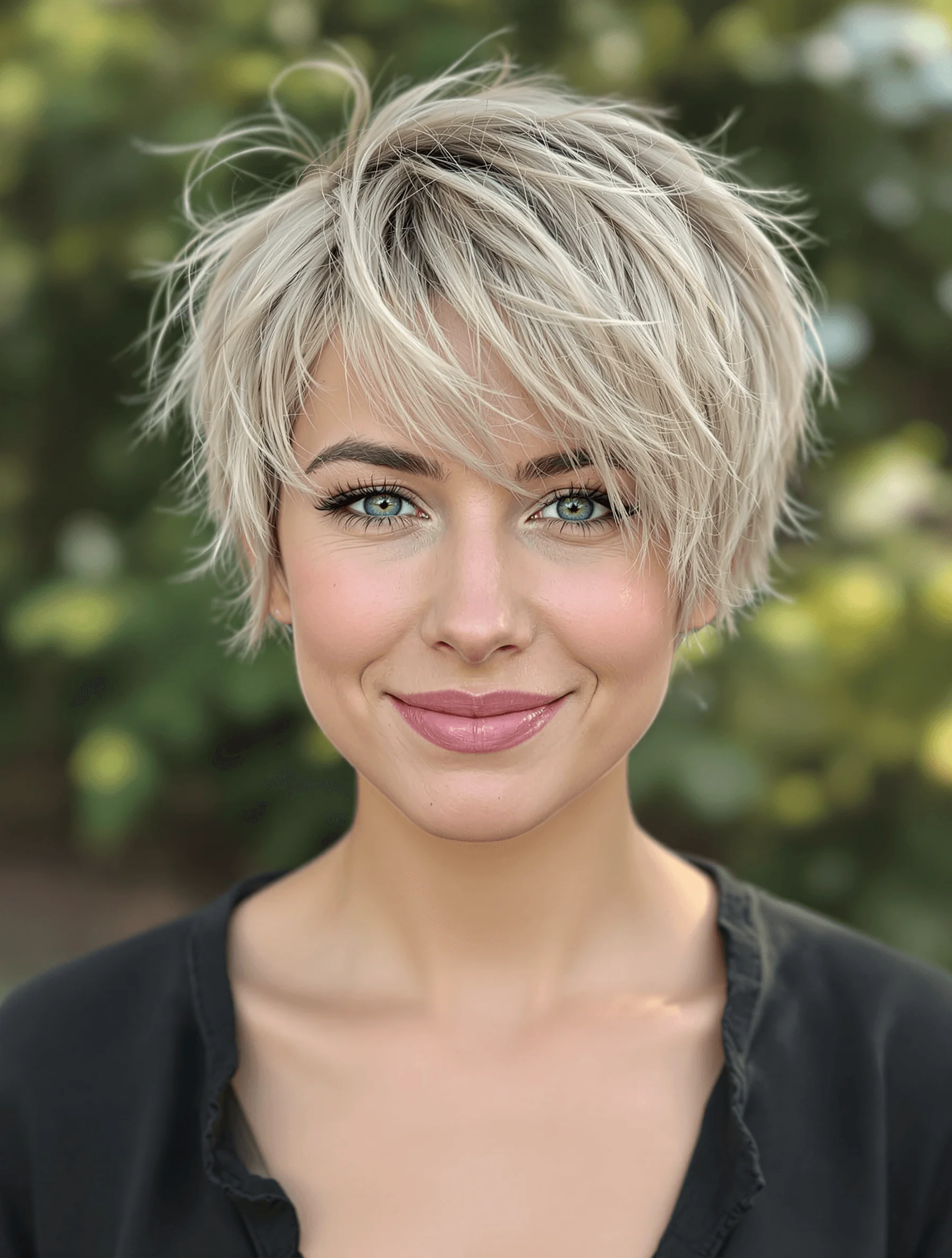 Messy Layered Pixie