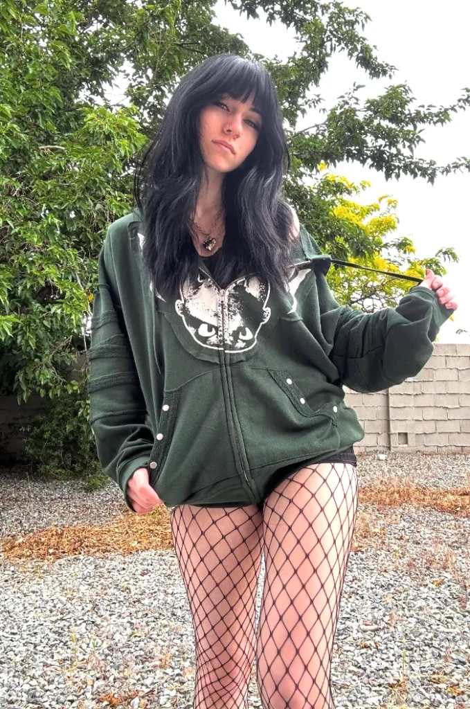 Minimalist Oversized Graphic Hoodie