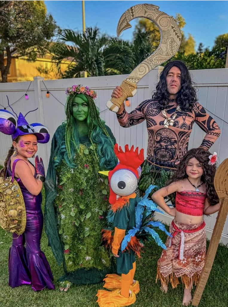 Moana Costume + Te Fiti Costume + Tamatoa Costume + Pua Costume + Maui Costume