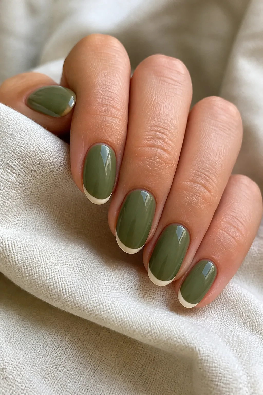 Olive With Cream Tips