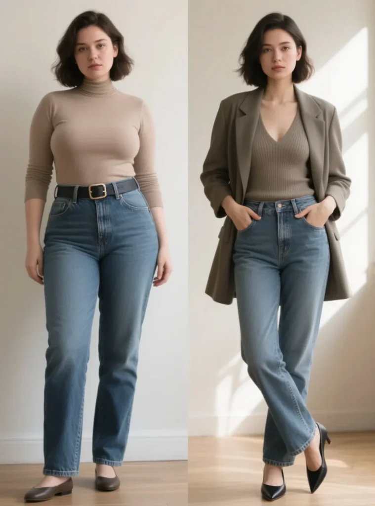 Outfits for short torso women: what to wear
