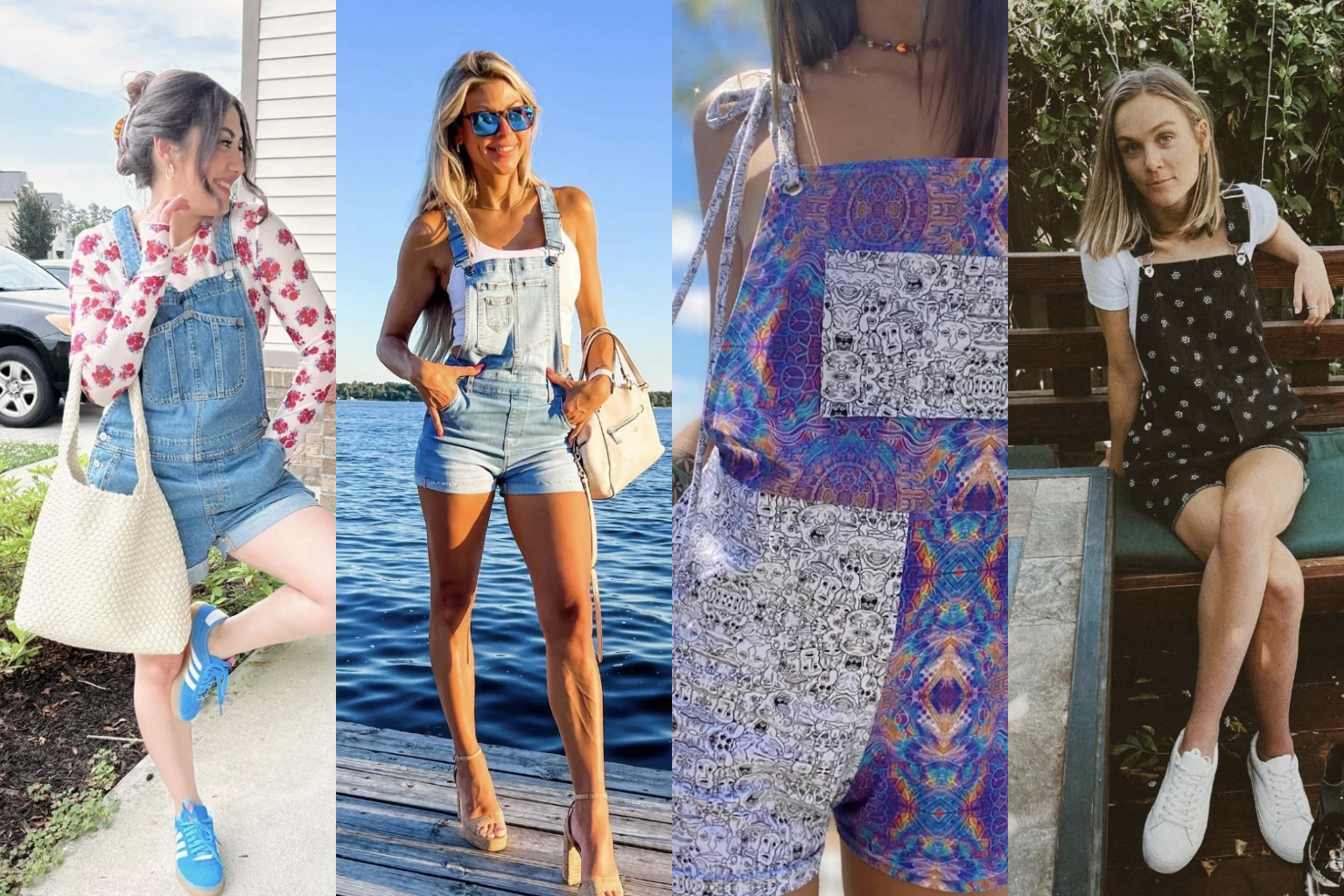 Overall Shorts Outfit Ideas - Featured