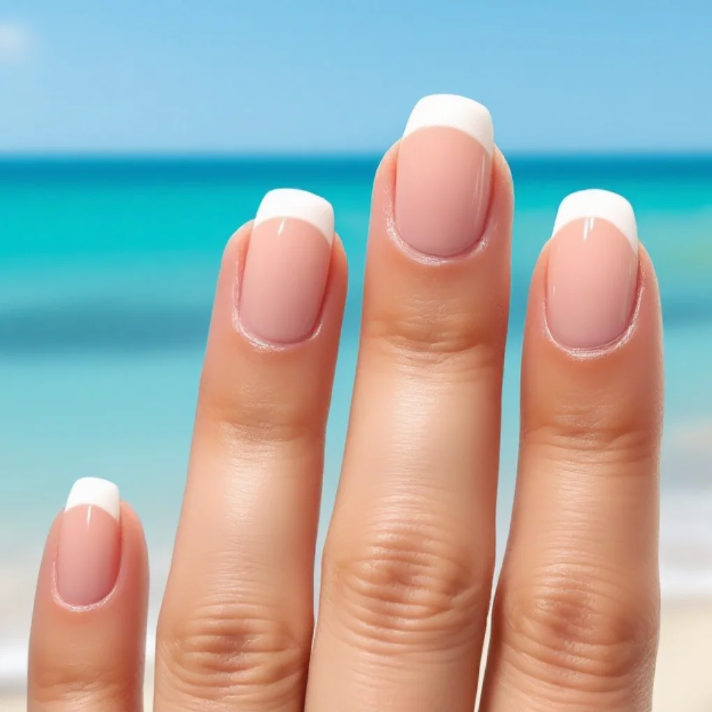 Perfectly Classic French Manicure Nails