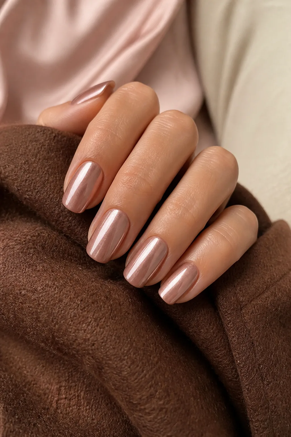 Pink Chrome With Brown Tailoring