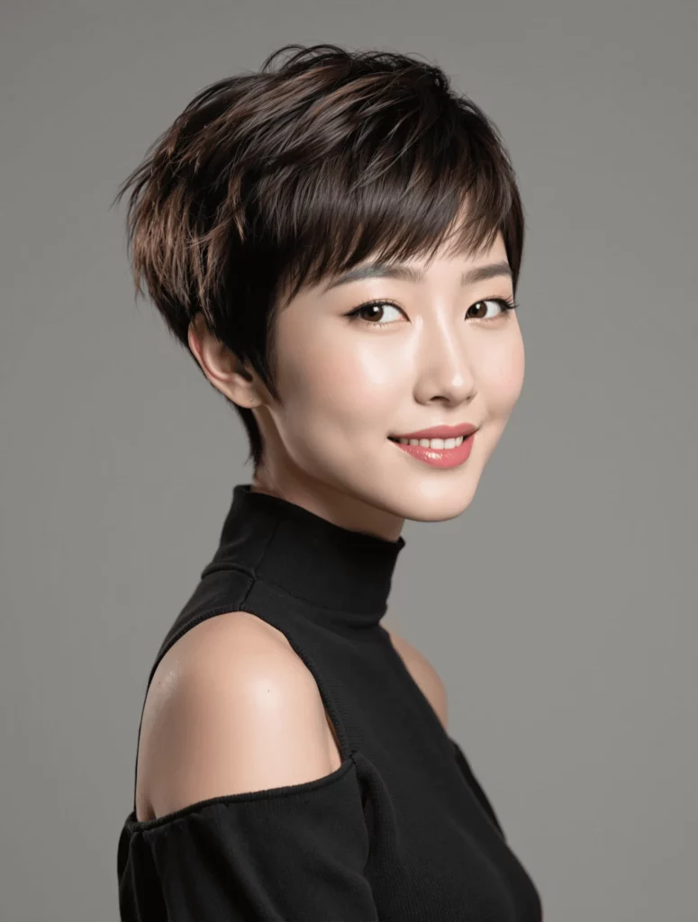 Pixie Cut with Textured Layers