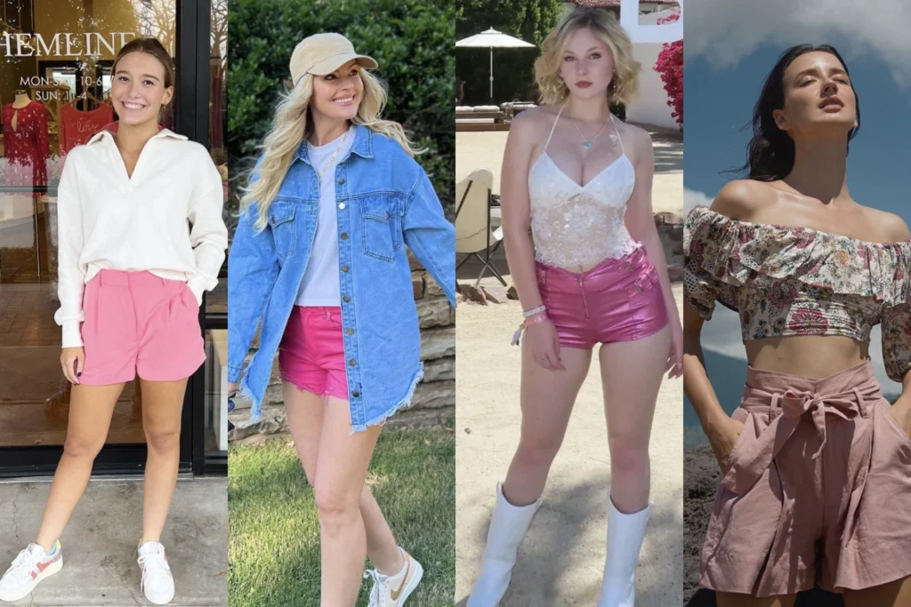 Playful Pink Shorts Outfit Ideas For A Fun Vibe