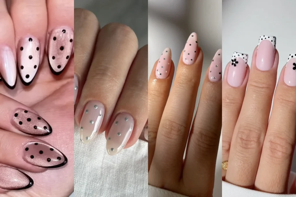 29 Playful Polka Dot Nails to Match Every Outfit