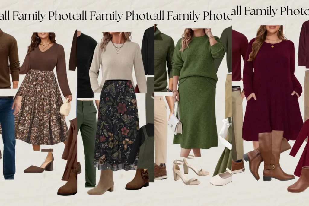 Plus Size Fall Family Photo Outfit Ideas That Feel Polished