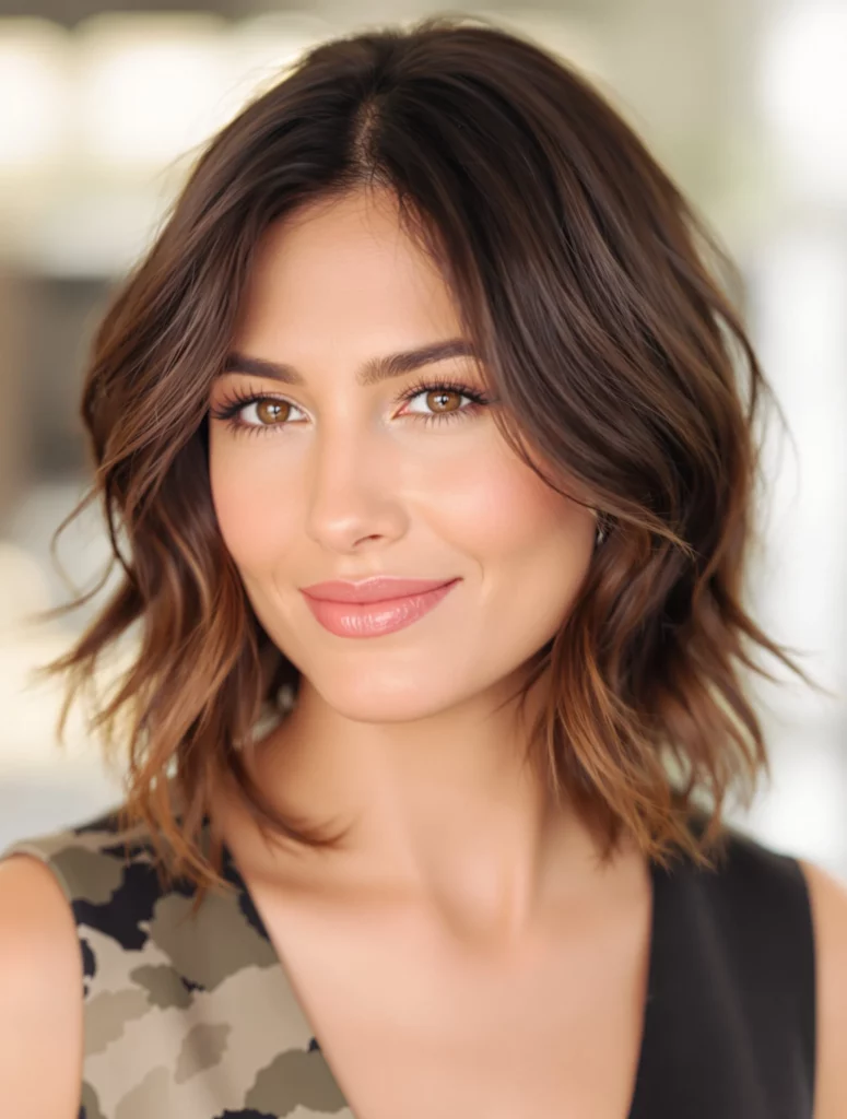 Polished Medium Layered Hair