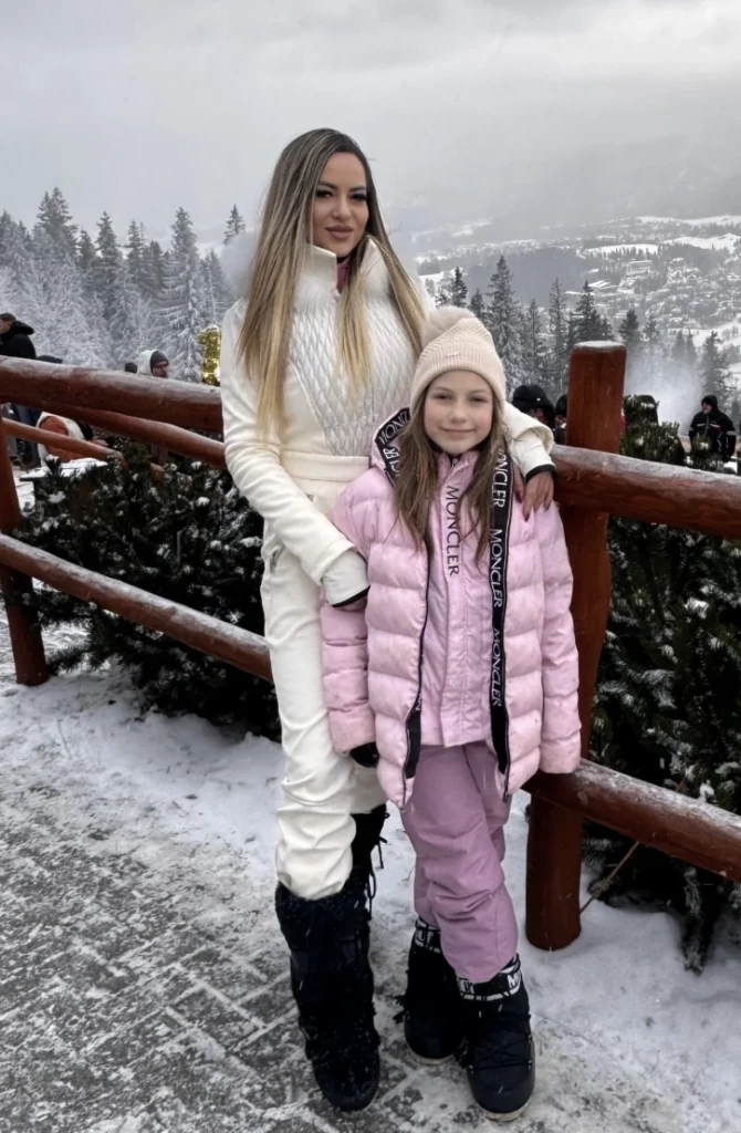 Quilted White Ski Suit + Furry Snow Boots