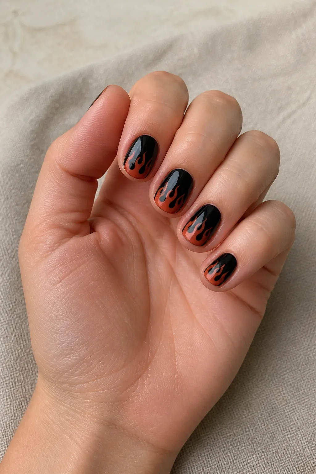 Rust And Black Flames