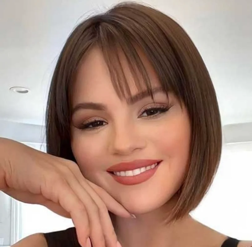 Sleek Bob with Bangs