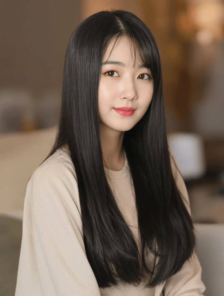 Sleek Long Hair with Subtle Layers