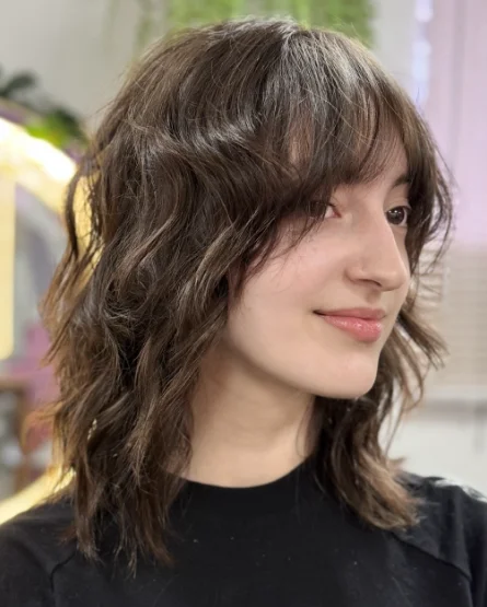 Soft Wavy Wolf Cut