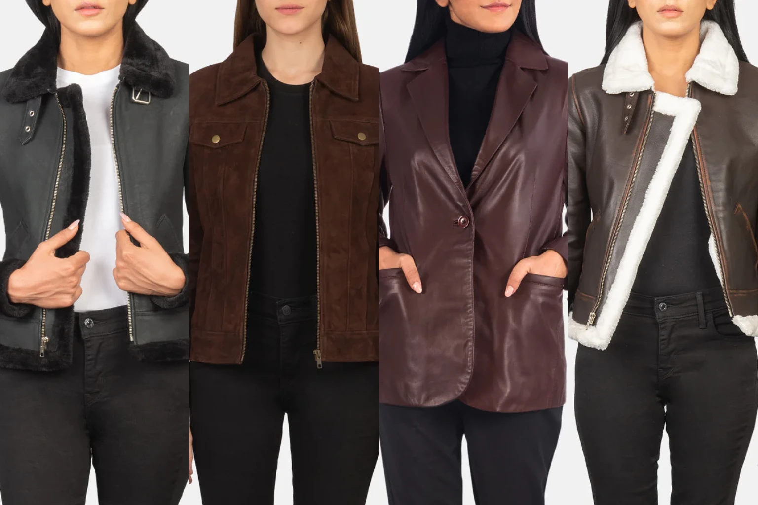 Stunning Women’s Leather Jackets - Featured