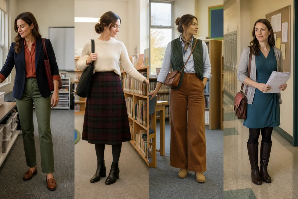 Teacher Fall Outfits That Actually Work on Busy School Days