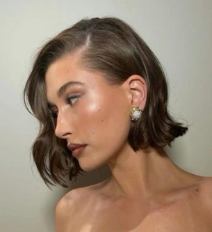 Textured Bob with Subtle Waves