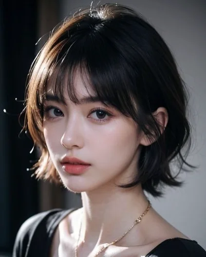 Textured Short Korean Hair
