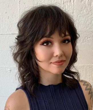 Textured Short Wolf Cut