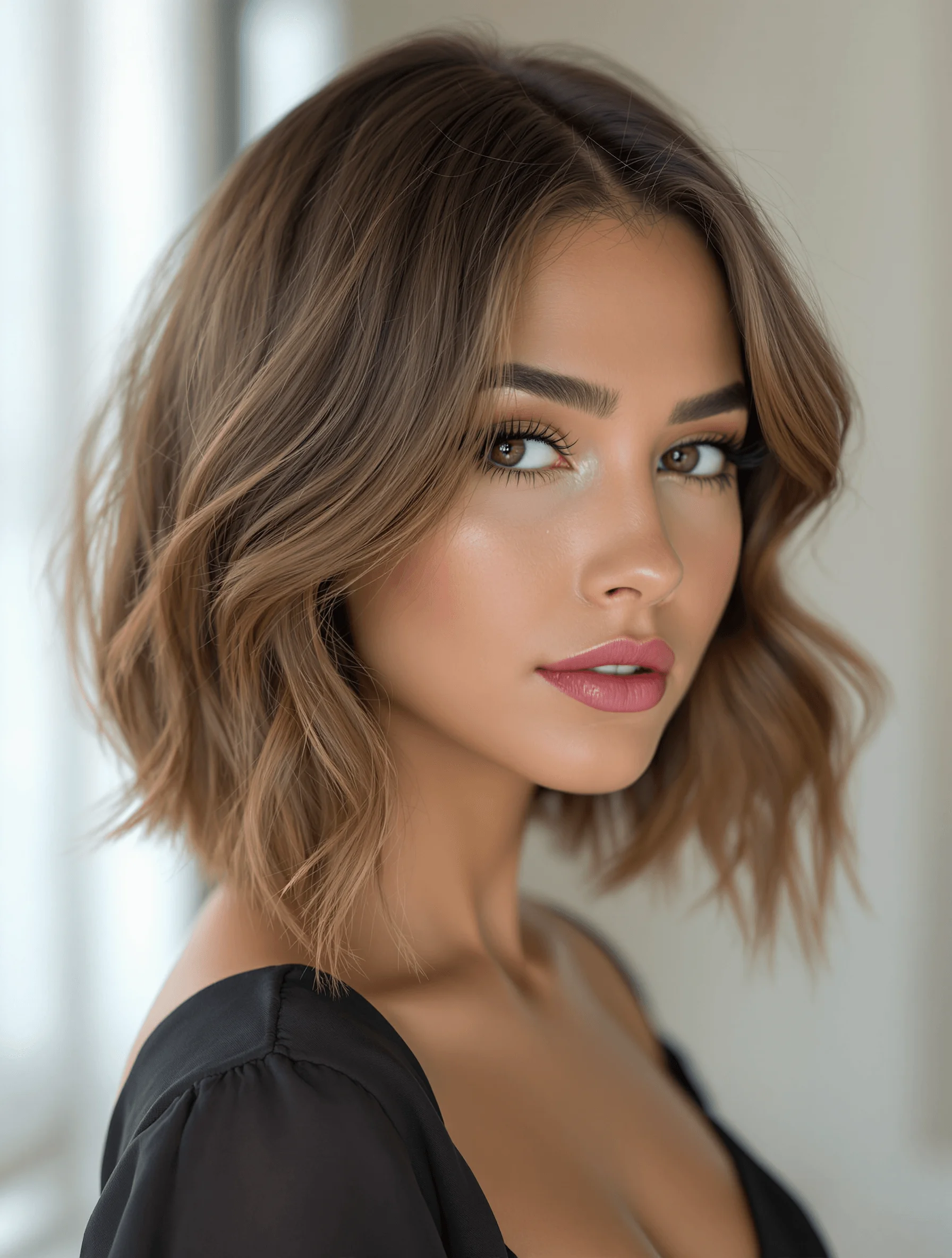 Textured Wavy Bob