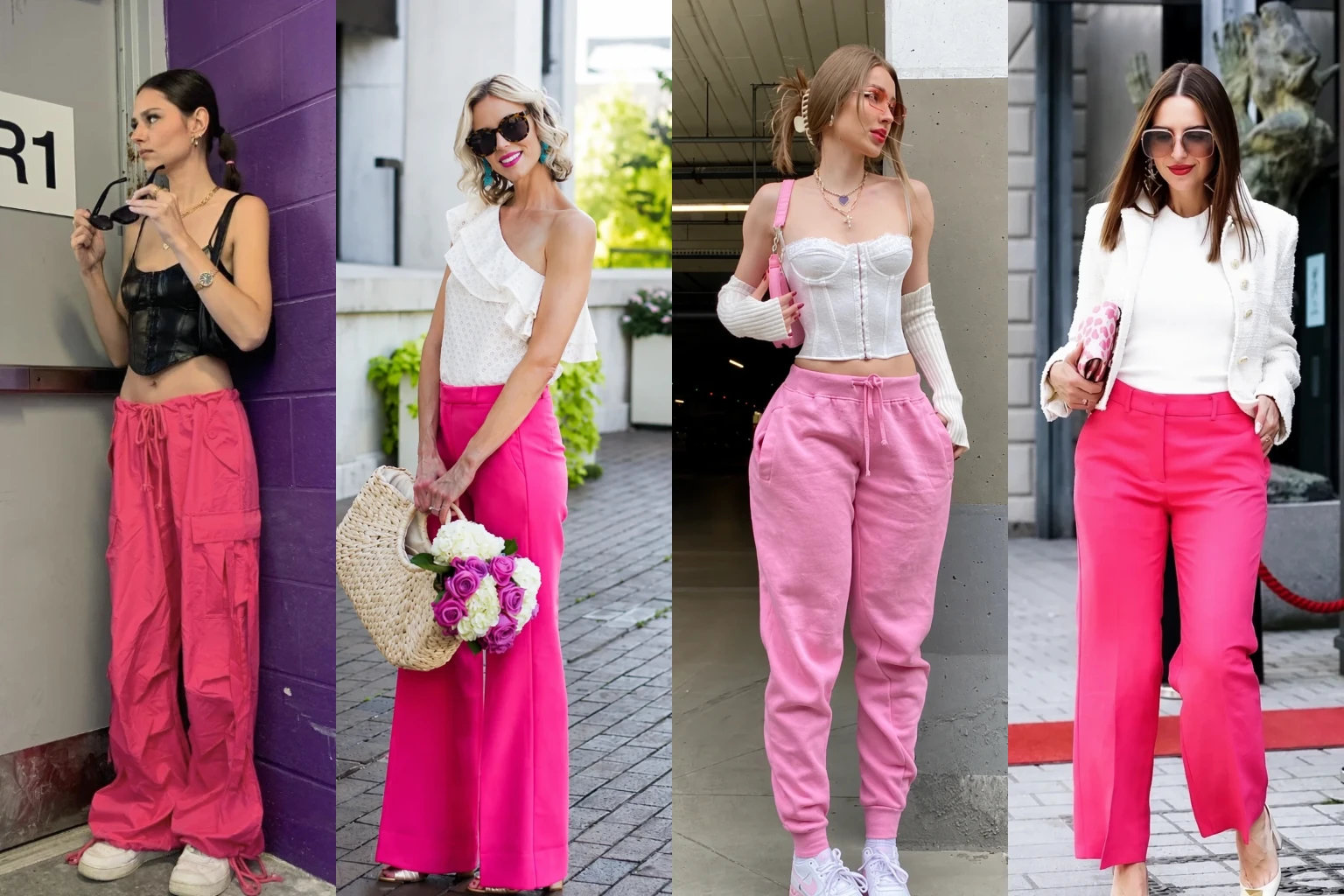 Trendy Pink Pants Outfit Ideas - Featured